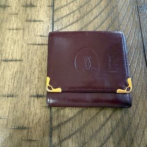 Cartier vintage Must de Cartier coin pouch